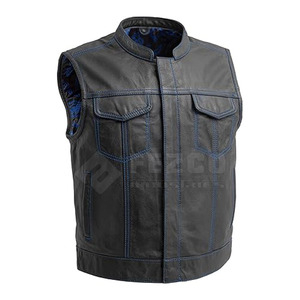 Breathable Winter Warm <b>Men</b> Leather <b>Vest</b> Casual Wear Reasonable Price <b>Men</b> Leather <b>Vest</b> - Product Image 1