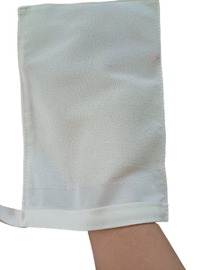 Super crêpe tissu turc exfoliant gants peau normale vente d'usine réutilisation pour le visage et le corps gommage pour Hammam Spa douche - Product Image 3