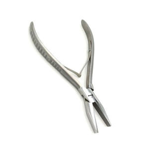 Pince à extensions de cheveux à usage commercial en gros, votre logo d'emballage personnalisé, prix bas, kit d'outils pour extensions de cheveux en acier inoxydable - Product Image 1