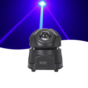 Luz Móvil de Cabeza con Haz de 100W, LED para Escenario, Láser Verde, Tira LED RGBW 4en1, Efecto de Luz para Discoteca, Conciertos, Espectáculos, Patrones para Fiestas y Escenarios - Product Image 4