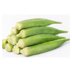 Premium IQF Frozen Okra Vietnam Alta calidad Larga vida útil para mezclas de sopa congelada Platos listos y comercio internacional - Product Image 3