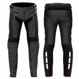 Pantalón de cuero de moto de alta calidad profesional Precio al por mayor Material de cuero de calidad Hombres Buen precio Pantalón de cuero de moto - Product Image 5