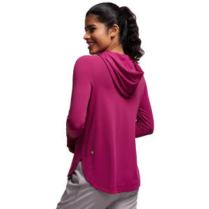 Women's Long Sleeve Workout <b>Hoodie</b> <b>with</b> <b>Thumb</b> <b>Hole</b> - Product Image 2