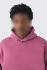 Sudadera con capucha de gran tamaño de 350GSM con logotipo personalizado de alta calidad, sudaderas con capucha de peso pesado Unisex con estampado de pantalla de algodón - Product Image 2