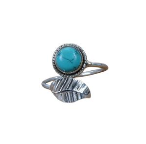 Bague style bohème en argent faite à la main bijoux en argent sterling 925 Turquoise pierres précieuses bague tendance bijoux pour femmes cadeau pour elle - Product Image 1