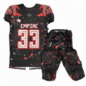 Uniforme de Fútbol Americano Personalizado para Equipos Adultos, Sublimación al por Mayor, Transpirable, 100% Poliéster, Conjunto de Camiseta de Práctica - Product Image 4