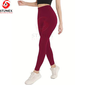 Conjuntos Deportivos de Alta Calidad para Mujer, Leggings de Yoga con Cintura Elástica, Largo Completo, Tejido Transpirable de Spandex/Nailon - Product Image 5