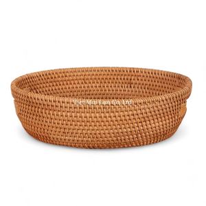 Traditional Vietnamese Rattan <b>Tray</b> Handmade For Serving And Decorative Interior Use From Vietnam - Product Image 2