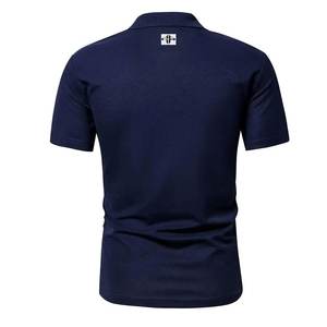 RIVIAN ATLANTIC Polo de course à pied en coton 100% haute performance avec logo personnalisé sur demande Chemises de golf pour hommes - Product Image 2