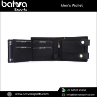 Penjualan Terbaik dompet pengendara sepeda kulit asli bergaya antik pria lipat berkualitas tinggi katun pendek penjualan laris Logo India RFID
