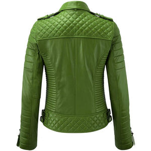 Veste de moto motard en cuir d'agneau véritable 100% pour hommes vêtements de sport en cuir PU avec poches zippées poches zippées - Product Image 2