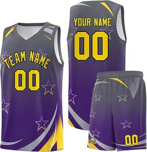 Nouveauté, uniforme de basket-ball de qualité supérieure pour hommes, maillot à manches courtes de conception OEM, uniforme de basket-ball pour hommes à vendre - Product Image 1