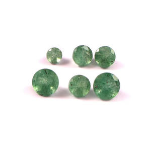 Venta al por mayor de cuarzo verde fresa natural de 4 mm, gema suelta tallada, dureza 7.0, certificado por terceros, peso personalizado para joyería - Product Image 2