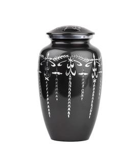 Urnas de cremación para cenizas humanas-Urna funeraria masculina adulta hecha a mano-Grabado de cenizas de urna asequible con corte de diamante (carbón) - Product Image 3