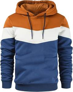 Sweat à capuche en polaire pour homme, poids lourd, position du logo personnalisé sur le devant, 100% coton, coupe classique, coupe-vent, respirant, OEM - Product Image 1