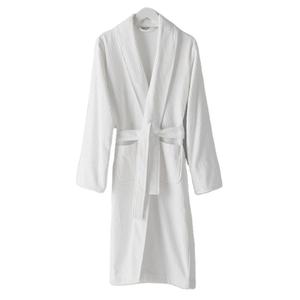 Ensemble de peignoirs en polaire corail pour hommes, personnalisés pour hôtels et complexes hôteliers, thermiques, à séchage rapide, à manches longues, pour spa et salon, en tissu éponge - Product Image 1