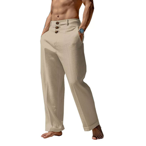 Pantalones holgados de nuevo estilo de moda de alta calidad, Pantalones vaqueros de cintura alta, pantalones holgados transpirables con logotipo personalizado, diseño OEM - Product Image 4