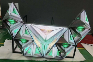 M-shine tùy chỉnh P4 trong nhà <span class=keywords><strong>LED</strong></span> DJ Booth <span class=keywords><strong>P5</strong></span> không thường xuyên tam giác hình lục giác hình <span class=keywords><strong>LED</strong></span> màn hình hiển thị - Product Image 3