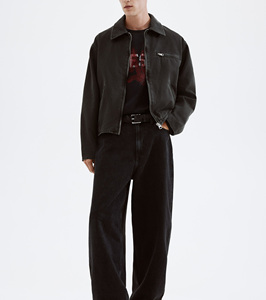 เสื้อแจ็กเก็ตผ้าแคนวาสแบบสลิมฟิตสำหรับผู้ชายทันสมัยทนทานและน้ำหนักเบา - Product Image 4