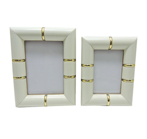 La mejor calidad, tamaño de Color personalizado, marco de fotos de resina colorido, raya de latón, marca de arte indio exótico, Venta caliente, decoración del hogar - Product Image 2