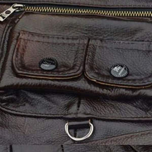 Chaleco Premium de cuero genuino para hombre, chaleco a prueba de viento para montar en moto, chaleco acolchado de calle alta de alta calidad, trabajo cálido Pakistán - Product Image 5