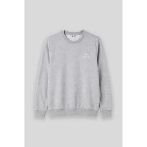 Sweat-shirt Tommylife pour homme, col rond, grande taille - Gris chiné - Pull confortable à col rond pour les grands et les corpulents - Product Image 2