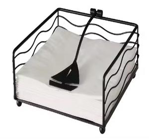 Porte-serviettes en métal fait à la main de conception moderne décoration de table personnalisée de meilleure qualité pour les mouchoirs - Product Image 5