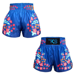 กางเกงขาสั้นแบบมืออาชีพสำหรับมวยไทยกางเกงขาสั้นแบบดั้งเดิมผ้าซาตินสวมใส่สบายน้ำหนักเบา - Product Image 5