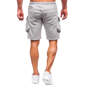 Pantalones cortos atléticos para hombre, pantalones cortos de trabajo con múltiples bolsillos, sueltos, informales, para exteriores - Product Image 2