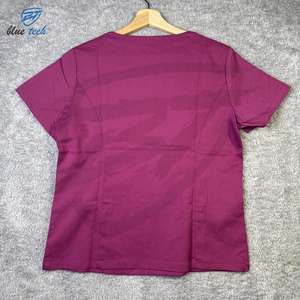 Nouvel ensemble d'uniformes médicaux pour femmes, en coton léger, hauts à manches courtes et pantalons, vêtements de travail pour la chirurgie médicale - Product Image 3