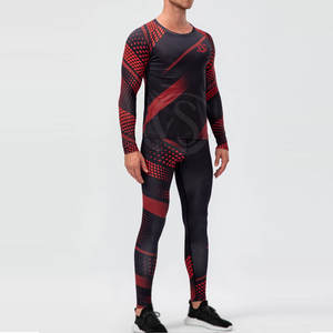 Traje de Compresión Transpirable, Ecológico, de Secado Rápido, Hecho a Medida para Hombre, Gimnasio, Fitness, Alta Calidad, Spandex/Poliéster, Más Vendido - Product Image 6