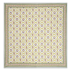 Luxury Mughal Arch & Animal Pattern Jaipuri Hand Block Printed 200TC Cotton Double Bedsheet Set with Floral Border Pillow Covers - Product Image 3