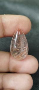 Cabochon de Quartz rutile UDGEMS de haute qualité pierre de Quartz rutilée naturelle pour la fabrication de bijoux couleur cuivre tailles mélangées - Product Image 4