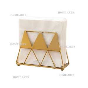 Set of 2 Customized Size Iron <b>Tissue</b> <b>Paper</b> Holder Handmade Copper and Gold Color Napkin Holder for Hotel Use - Product Image 5