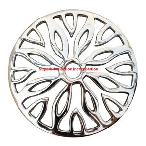 Dessous de plat doré décoratif moderne pour la maison support de coussin chauffant rond en métal avec conception élégante d'arbre végétal pour la cuisine au meilleur prix - Product Image 2