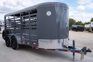 3 Axle 14m ATV Steel Livestock Semi <b>Trailer</b> 35 Ton Tractor <b>Trailer</b> for Easy Transport of Sheep and Goats - Product Image 3