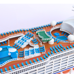 Crucero de madera artesanal de clase Voyager, modelo de lujo náutico coleccionable de Vietnam, artesanía Superior, entrega rápida - Product Image 3