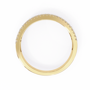 Para Gia Igi certificado CVD HPHT laboratorio cultivado creado diamante 14K/18k oro sólido eternidad boda anillo Baguette diamante alto - Product Image 6