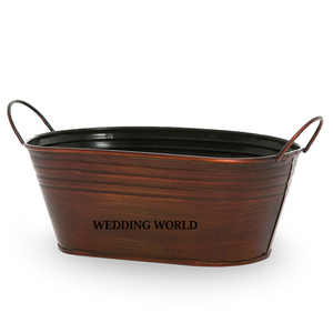 Jardinière galvanisée de luxe pour la maison et le jardin, jardinière design, taille personnalisée, nouvelle jardinière en métal de luxe - Product Image 1