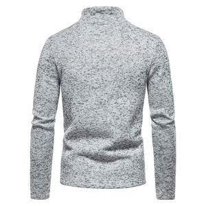Sweat-shirt d'hiver pour homme à manches longues, col zippé, séchage rapide, sport actif, sweat-shirt pour homme 2026 - Product Image 2