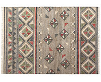 Tapis Orientaux Artisanaux Professionnels Tissés à la Main 100% Jute Biologique Tissage Plat Tapis de Sol pour la Maison, le Pique-nique, les Voyages, la Prière, Adaptés aux Animaux Domestiques, Vente en Gros
