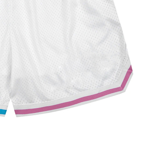Shorts de bain décontractés pour hommes personnalisés, motif uni, impression par sublimation, taille élastique, toile recyclée, dernière conception - Product Image 5