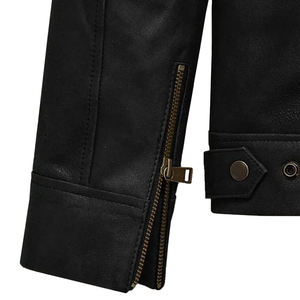 Chaqueta de Cuero para Hombre, Estilo Nuevo, Informal, para Motociclista, Chaqueta de Invierno, Nueva Moda, Fabricantes de Ropa Personalizada, Chaquetas de Cuero - Product Image 4