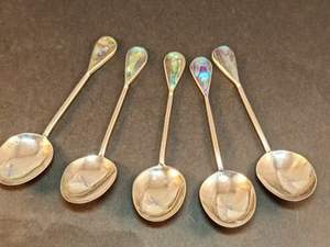 Cuillère de mariage en acier inoxydable couleur or Poignées de designer de l'Inde Ensemble de vaisselle de table pour hôtel et restaurant - Product Image 6