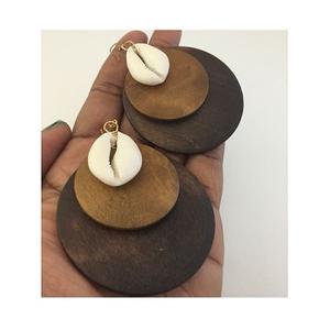 ขายร้อนไม้ Kody Shale ต่างหูแฟชั่นสําหรับงานปาร์ตี้สวมใส่ทุกวันงานแต่งงานฟังก์ชั่นคุณภาพสูงสไตล์ต่างหูแฟชั่น - Product Image 1