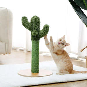 ของเล่นแมวรูปกระบองเพชร ทำจากวัสดุไซซอล เพื่อความสนุกสำหรับแมว - Product Image 4