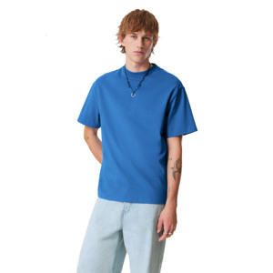 Venta al por mayor en blanco liso camiseta personalizada su logotipo de impresión 230gsm algodón camiseta impresa de talla grande para hombres camiseta para hombres - Product Image 1