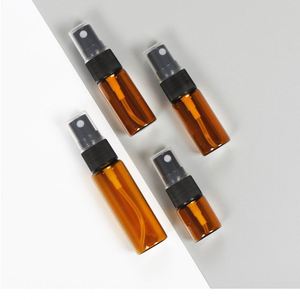 Botella de Spray de recarga de Perfume de 10ml, 5ml, pequeños viales de Spray de ámbar transparente, 15ml, 20ml, botella de Perfume de viaje vacía - Product Image 1