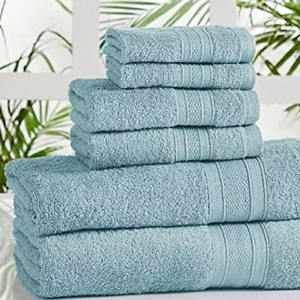 Toalla de baño para uso hotelero con logotipo personalizado 100% algodón, duradera y amigable, alta calidad, 6 uds., Toalla de baño para hombre a bajo precio - Product Image 3