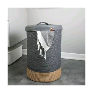 Authentic Weave Handcrafted Jute & Cotton Storage Baskets A Rustic Artisan Touch Home and Hotels Woven Technics - Product Image 4